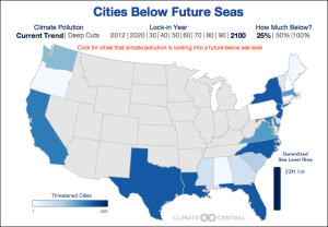 cities below future seas