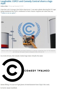 COP21 & Comedy Central logos